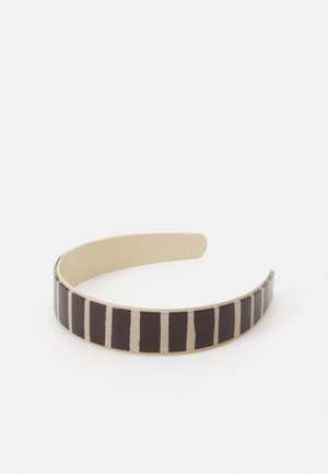 PICCOLO HAIRBAND - Soenguaksessuaarid - dark brown/off-white