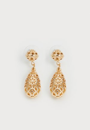 Marchesa FILIGREE PUFFY DROP - Øreringe - gold-coloured