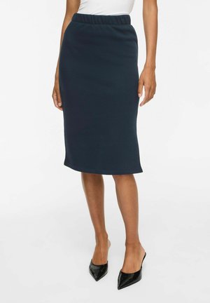 VILA PENCIL SKIRT VIVERA MIDI - Falda de tubo - dark sapphire