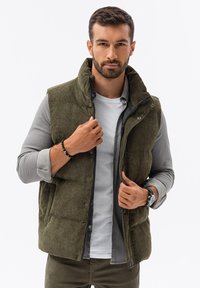 Ombre QUILTED - Weste - olive