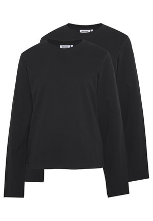 ALANIS 2 PACK - Pitkähihainen paita - black
