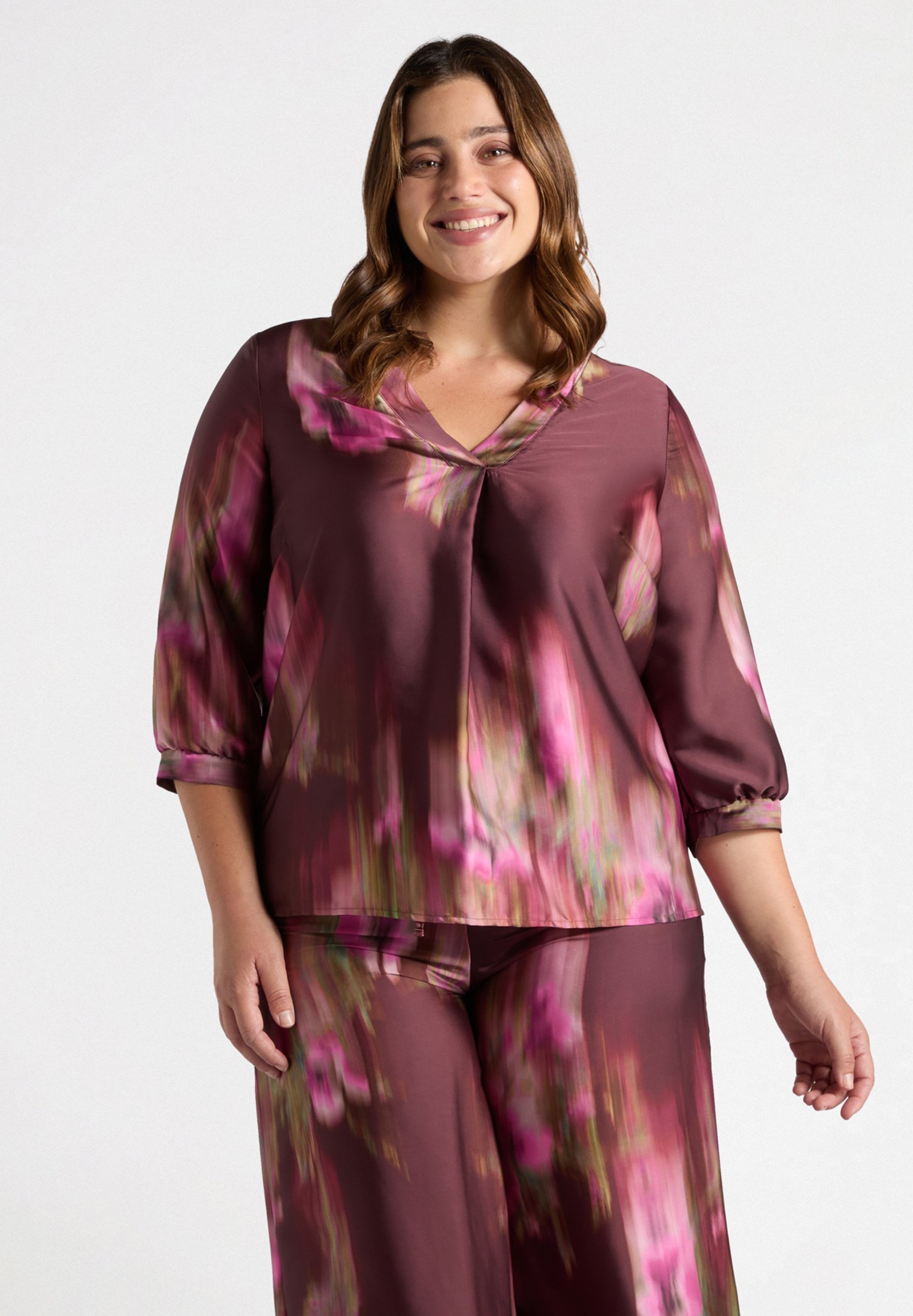 Fiorella Rubino Blusa fucsia/fucsia neón