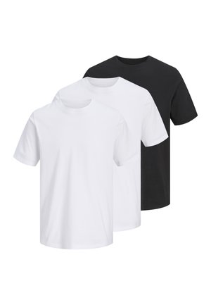 Jack & Jones, OSAKA TEE 3 PACK - Tričko s potlačou - black/bright white
