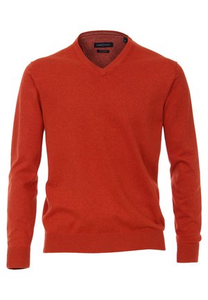 Strickpullover - orange