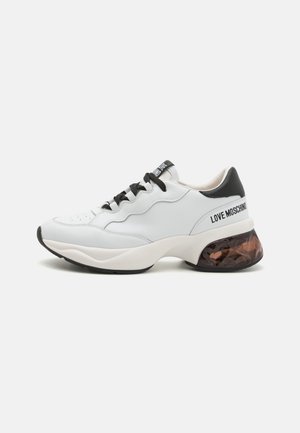 Sneakers laag - bianco/nero