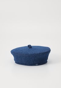 EMBROIDERED BERET - Mütze - blue