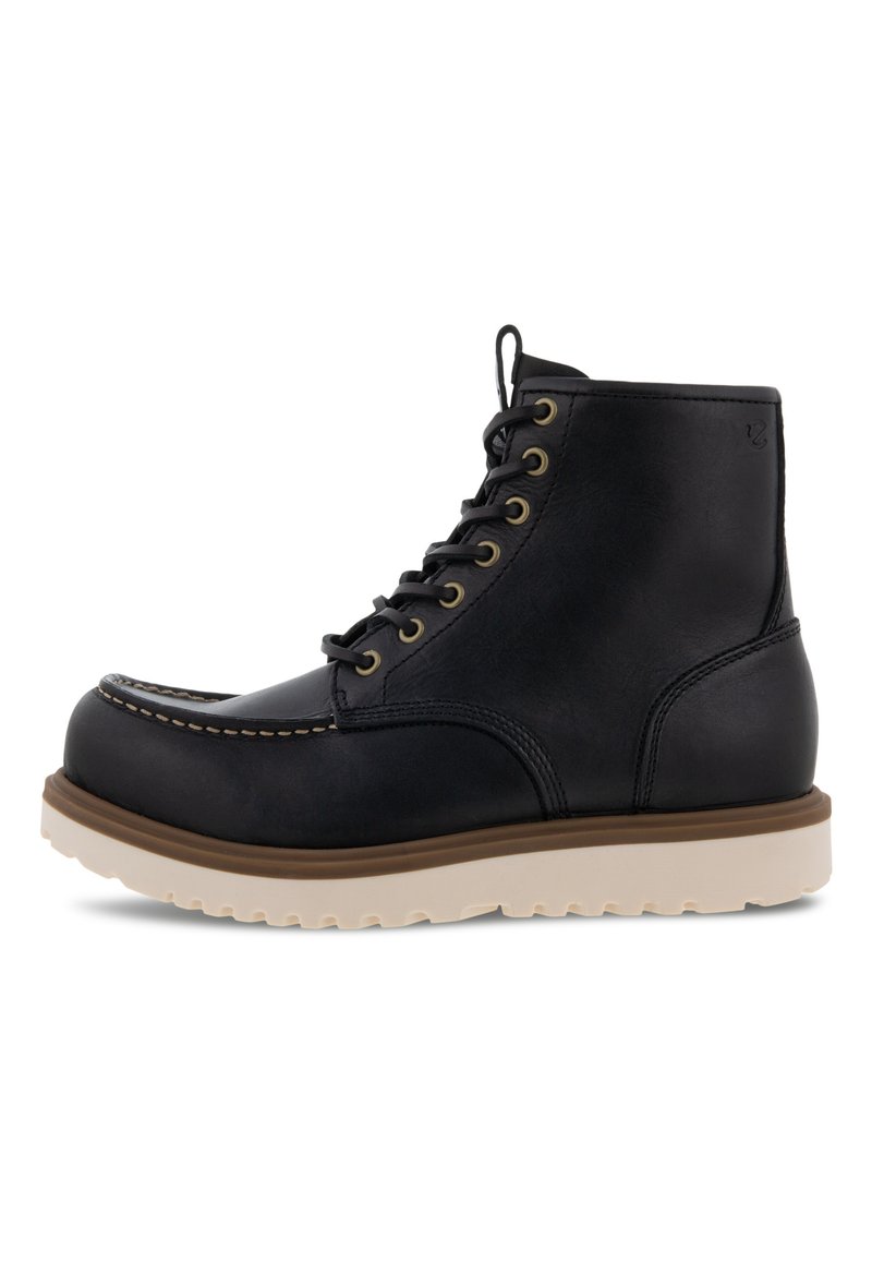 ECCO - STAKER BOOT - Stivaletti stringati - black, Ingrandire