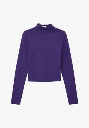 s.Oliver, MIT STEHKRAGEN - Long sleeved top - flieder