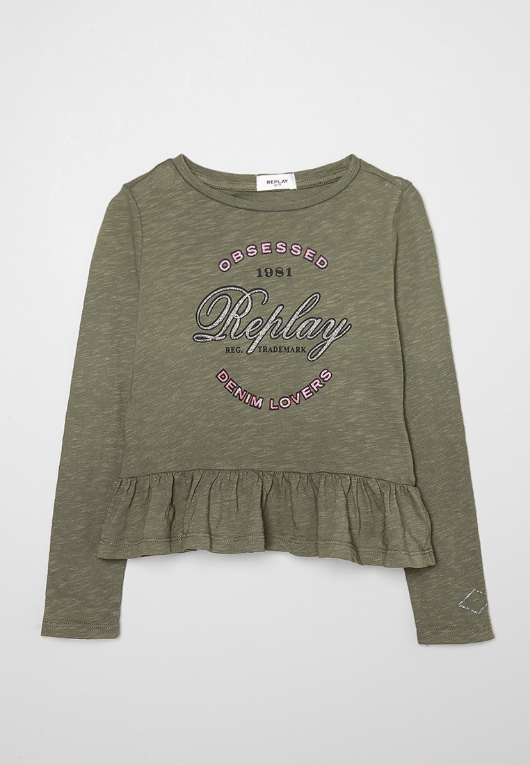 Replay Longsleeve groen