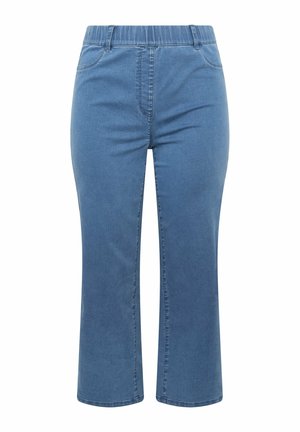 Evans, PLUS SIZE WIDE LEG JEANS - Wide Leg - blue