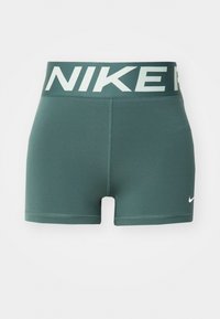 SCULPT SHORT - Leggingek - vintage green/white