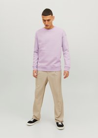 Jack & Jones JJESTAR CREW NECK - Felpa - orchid petal