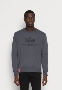 Alpha Industries - Mikina - greyblack/black Miniatura obrázku 1