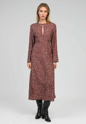 MIDI MASELMA  - Robe de jour - jakaranda choco