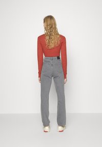 Weekday ROWE EXTRA HIGH - Calças de ganga de perna direita - grey standard