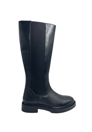 Stivali con plateau - nero