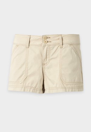 Hollister Co., MINI UTILITY INTERIOR BEAUTY RAW - Σορτς - off-white