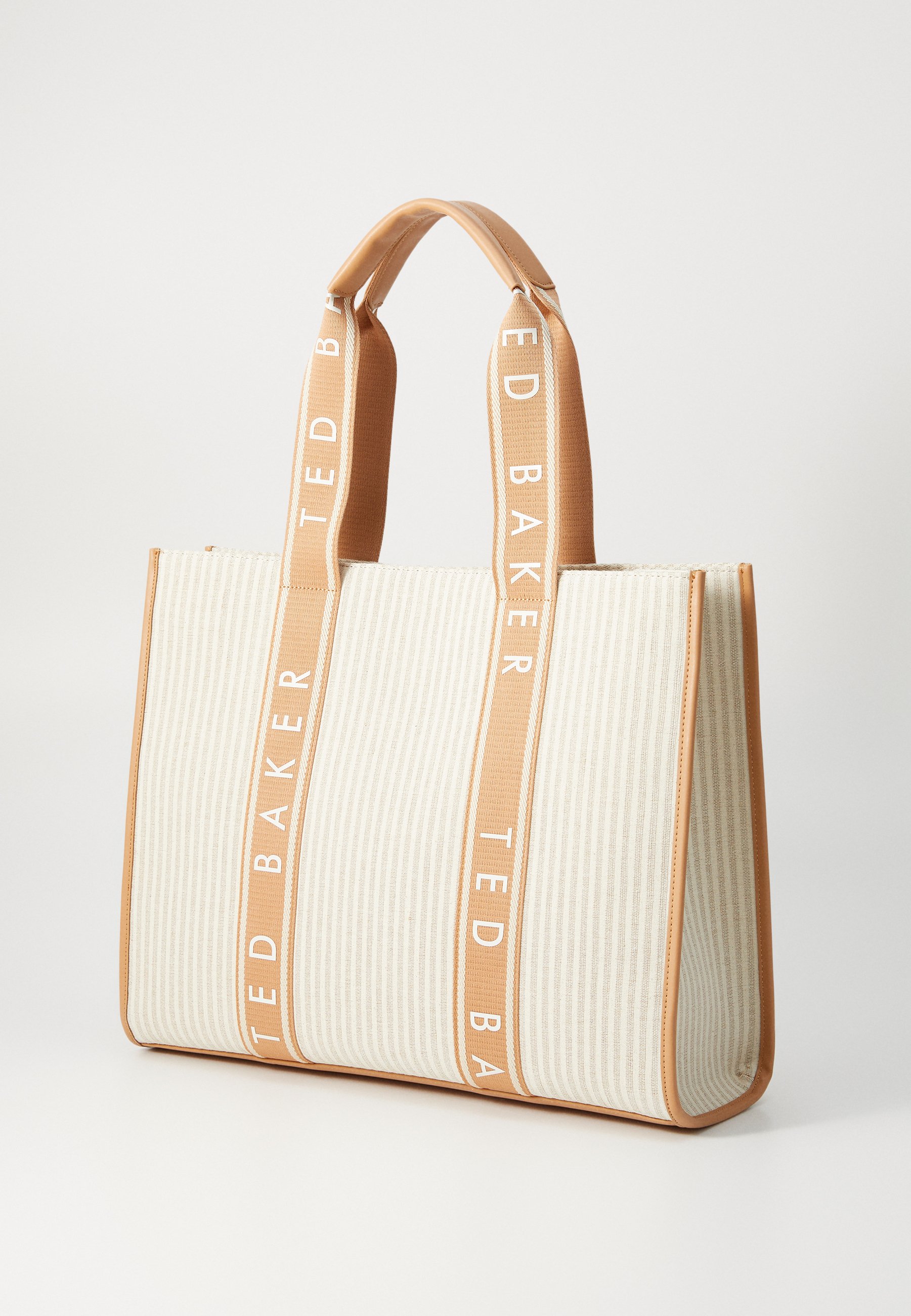 Ted Baker HAYLLEE STRIPED ICON BAG - Tote bag - camel Ted Baker HAYLLEE STRIPED ICON BAG - Tote bag - camel