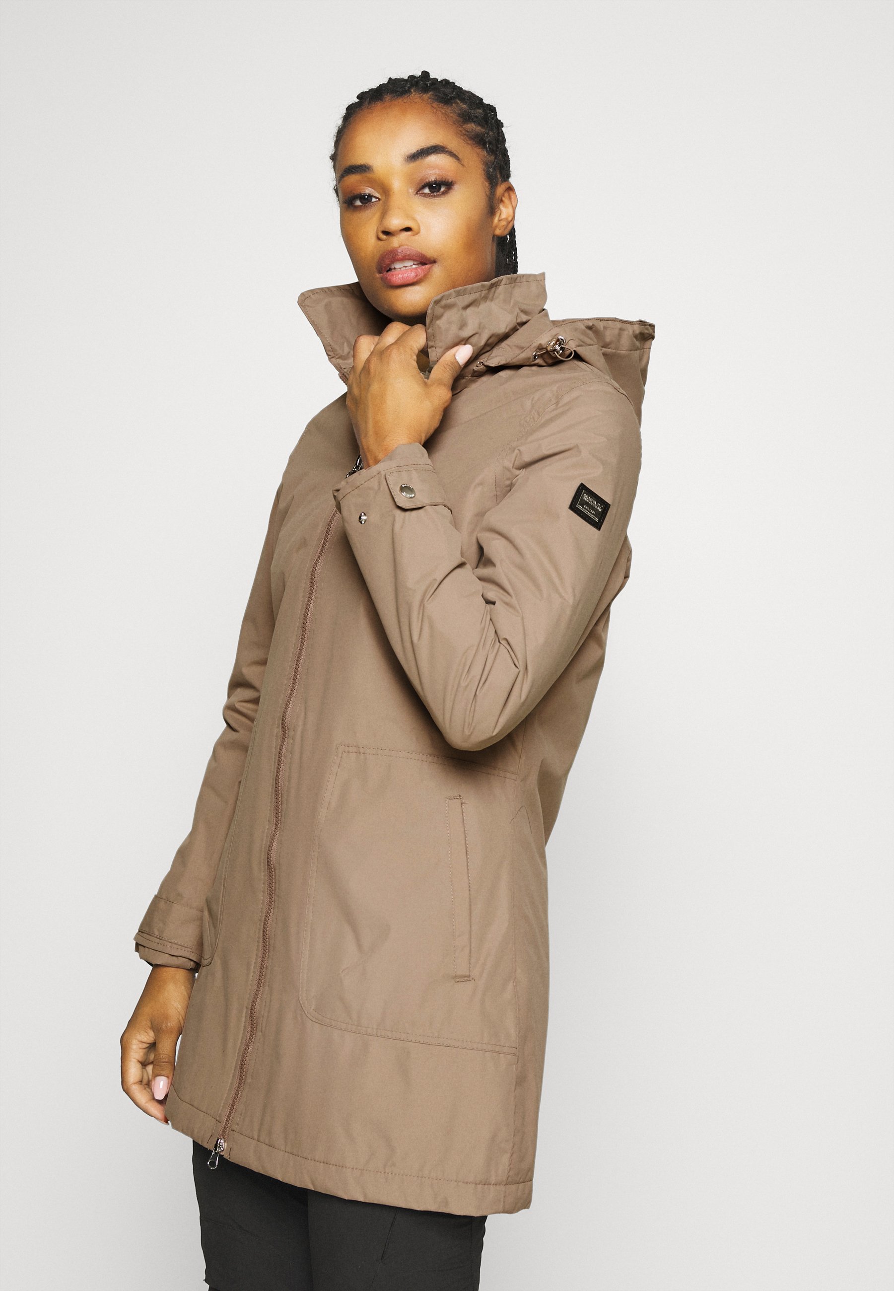 Regatta CELINDA Regnjakke naturalstonelysebrun Zalando.no Regatta BARBO - Regnjakke - lead grey