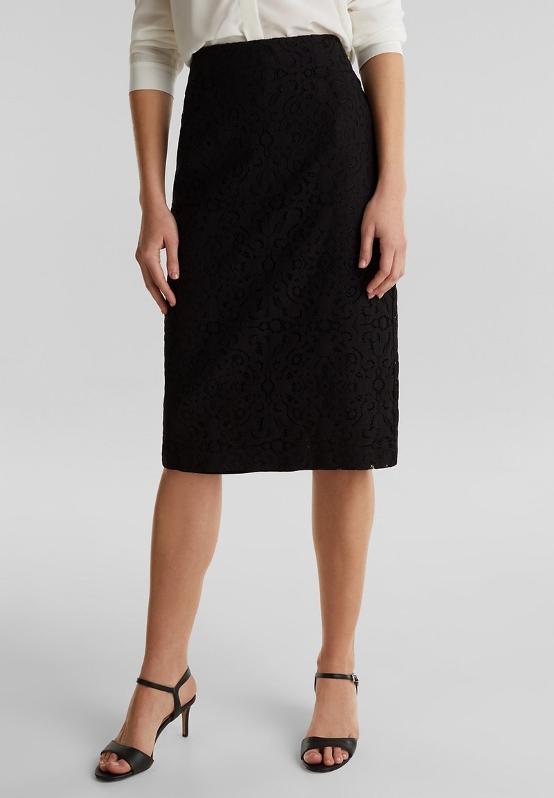 Esprit Collection Jupe crayon - black