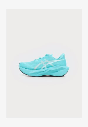 ASICS, NOVABLAST 6 - Hardloopschoenen voor op de weg - energy aqua/white