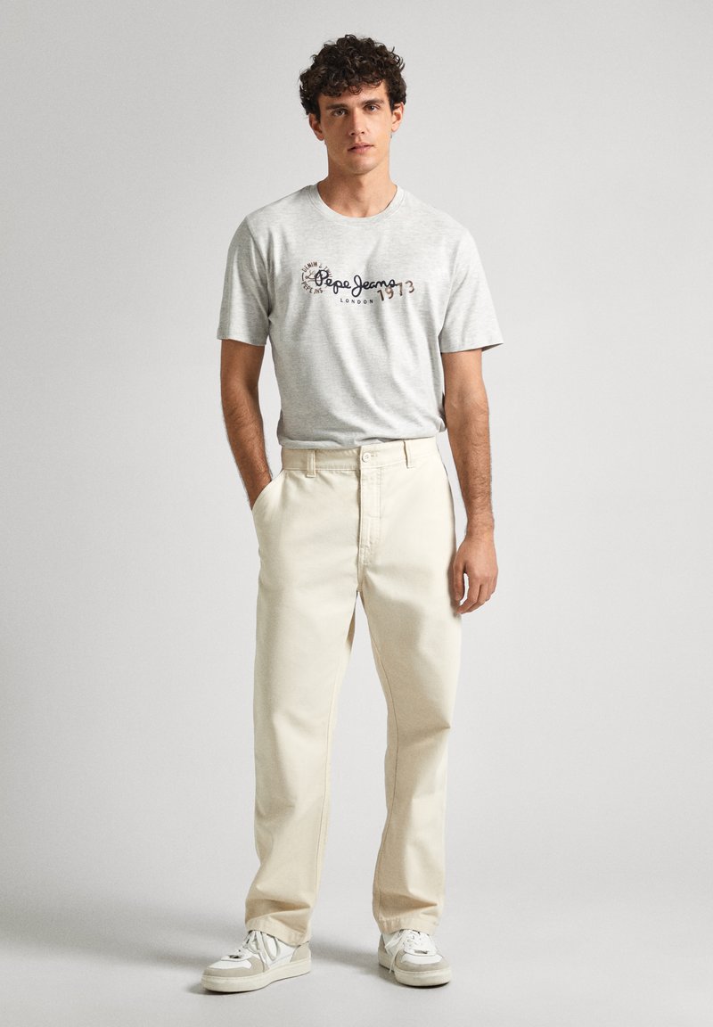 Pepe Jeans T-shirt print lichtgrijs
