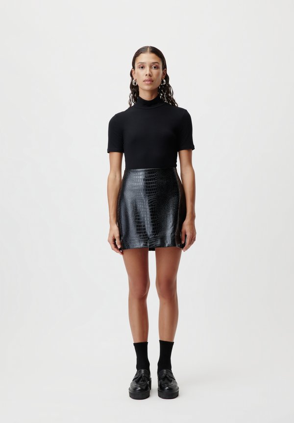 DOROTHEE SKIRT - Mini skirt - schwarz3