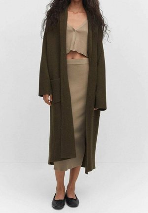 Klassischer Mantel - khaki