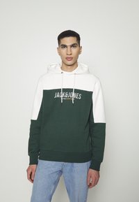 Jack & Jones EDAN BLOCKING - Mikina s kapucí - grün