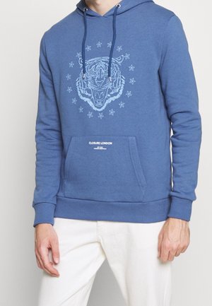 Felpa con cappuccio - blue