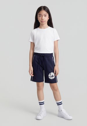 Alpha Industries LOGO KIDS TEENS UNISEX - Lühikesed püksid - ultra navy