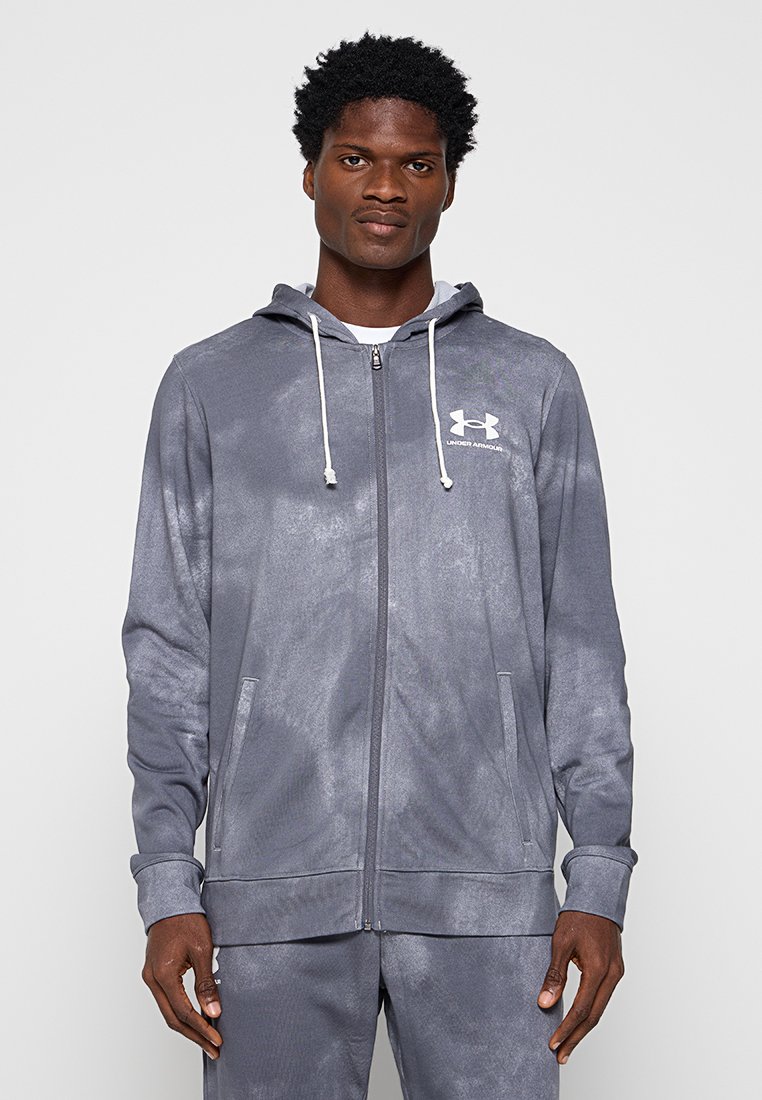 Under Armour Sweater met rits grijs Under Armour Sweater met rits grijs