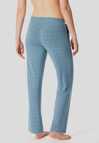 Schiesser Pyjamabroek - blau pfirsich