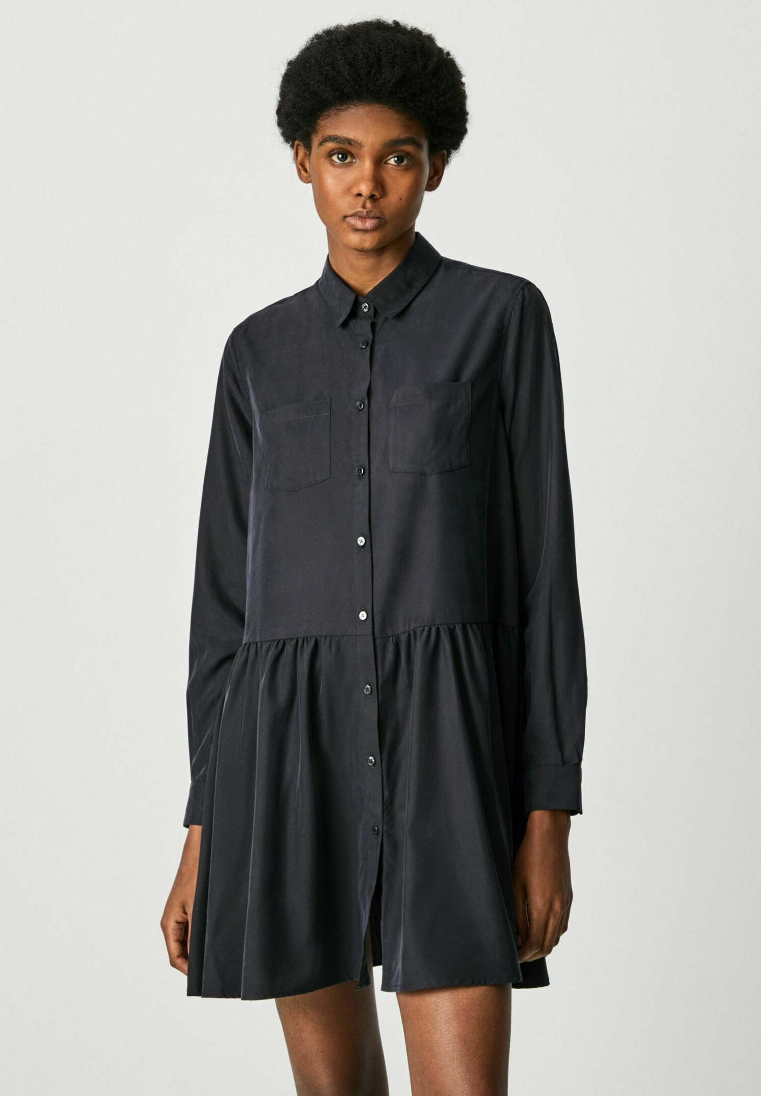 Pepe Jeans ALESSA - Vestido camisero - infinity/negro - Zalando.es
