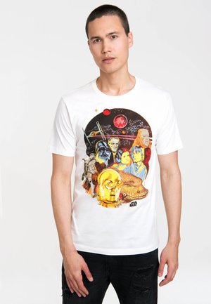 T-SHIRT STAR WARS - Print T-shirt - altweiss