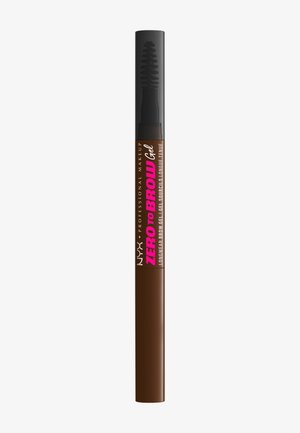 NYX PROFESSIONAL MAKEUP ZERO TO BROW AUGENBRAUENGEL - Gel sourcils - chocolate