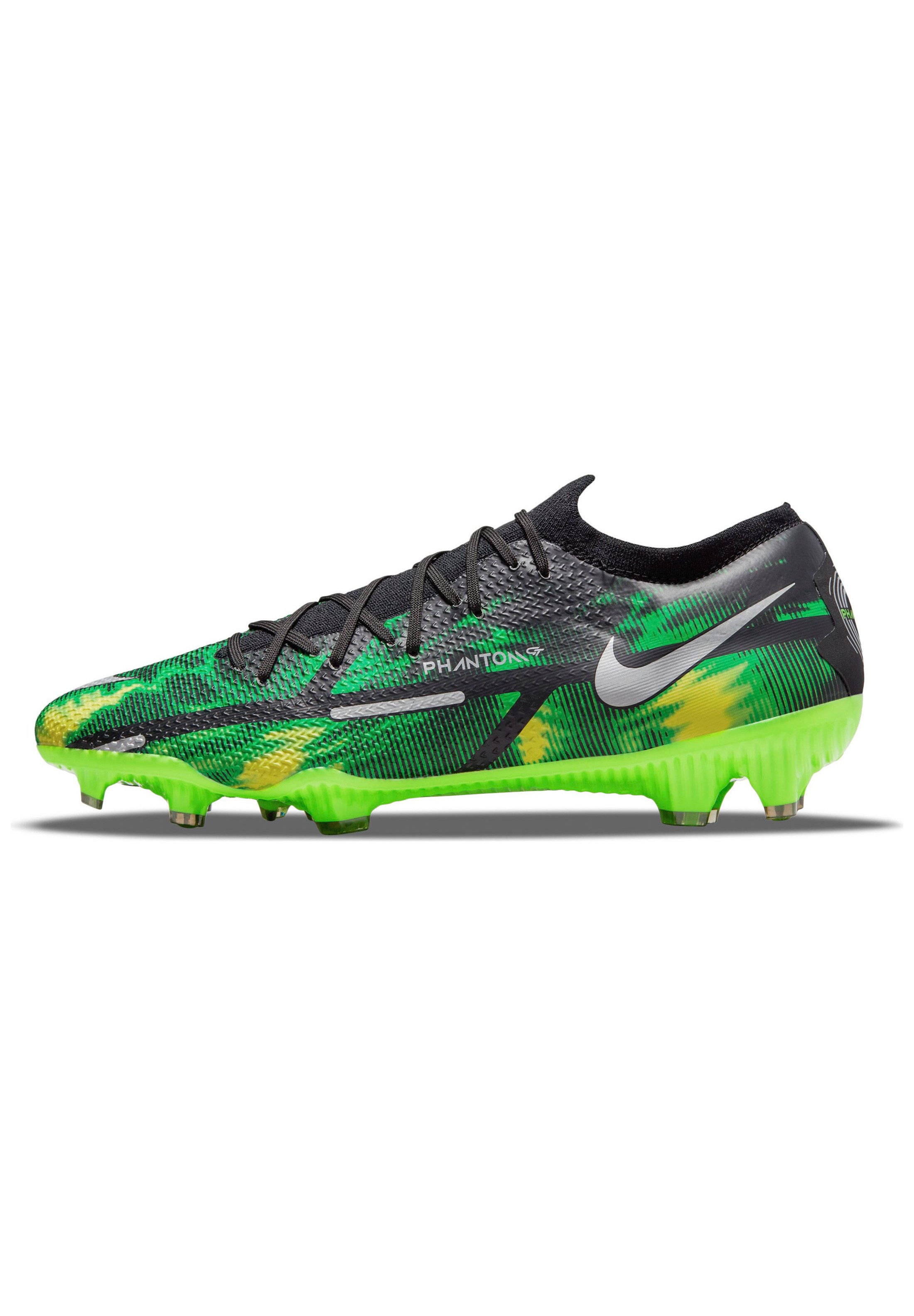 Nike Performance Voetbalschoenen met kunststof noppen - black/mtlc  platinum/green strike/groen - Zalando.be