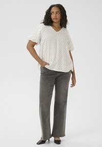 Kaffe Curve GINA  - Blouse - chalk black dot