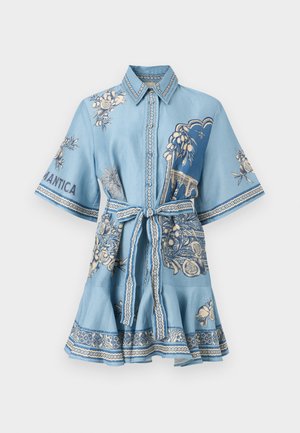 VILLA ROMANTICA MINI DRESS - Ingruha - blue
