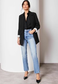 Lipsy Rövid kabát - black crepe