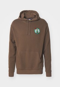 New Era NBA BOSTON CELTICS LEAGUE ESSENTIALS HOODIE - Squadra - brown