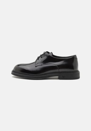 Emporio Armani LACED SHOE - Smart lace-ups - nero