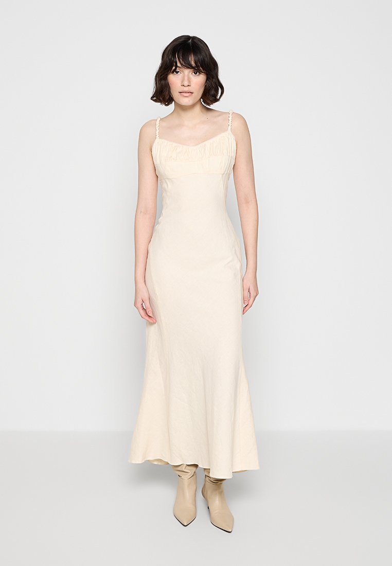 sandro Maxi-jurk beige