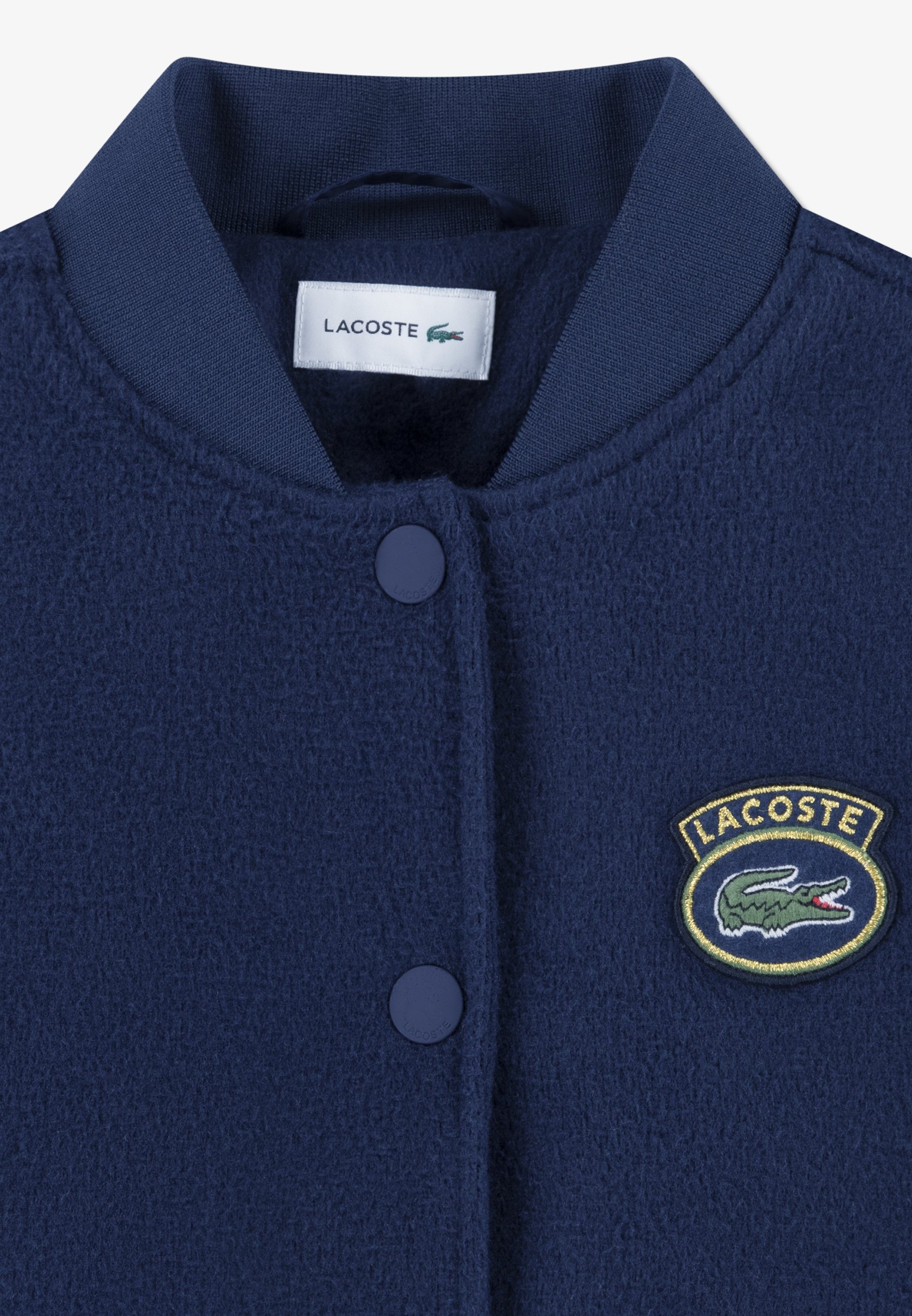 Varsity Jacket Lacoste Jacket Navy Supreme LACOSTE Wool Varsity