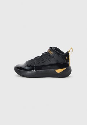 MAX AURA 7 UNISEX - Baskets basses - black/gold-coloured/black