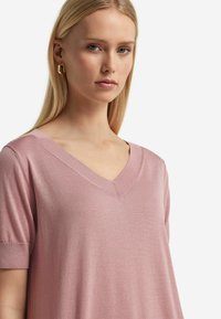 Falconeri V-NECK SHORT-SLEEVED - T-shirt - bas - pink