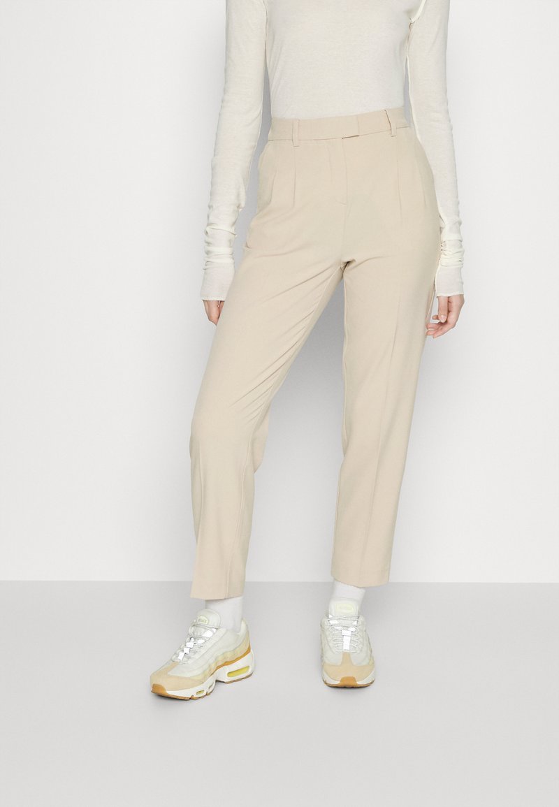 b.young BYDANTA CLASSIC PANTS - Calças - cement
