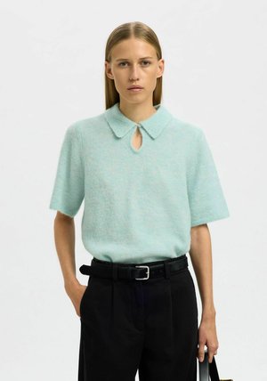 Poloshirt - blue glow