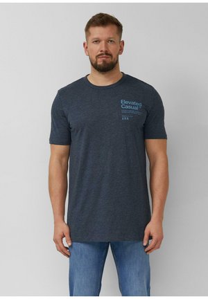 T-shirt print - navy