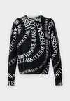 LOGOMANIA - Pullover - black/white